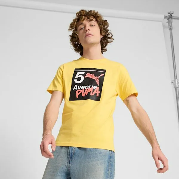 Puma TShirts and Tops NYC Flagship Subway 039s Tee Sunny Yellow 8211 Men