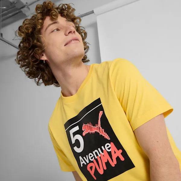 Puma TShirts and Tops NYC Flagship Subway 039s Tee Sunny Yellow 8211 Men