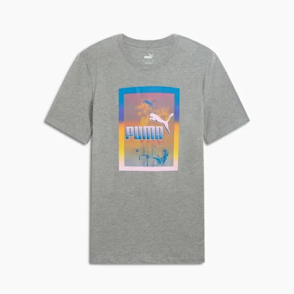 Puma TShirts and Tops Palms 039s Tee Medium Gray Heather 8211 Men