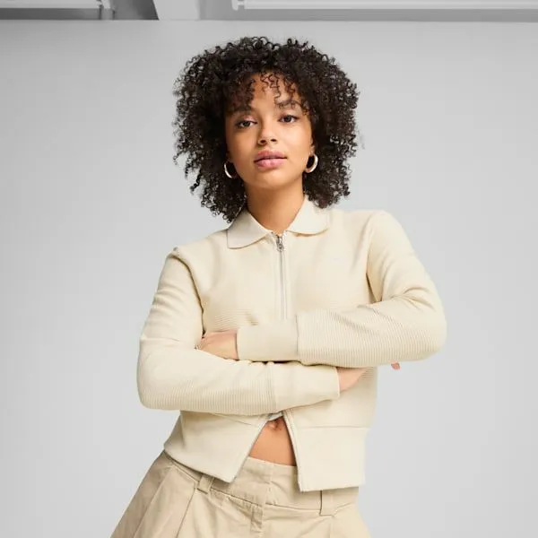 Puma TShirts and Tops Premium Essentials 039s Knitted Cardigan Alpine Snow 8211 Women Puma TShirts and Tops Premium Essentials 039s Knitted Cardigan Alpine Snow 8211 Women