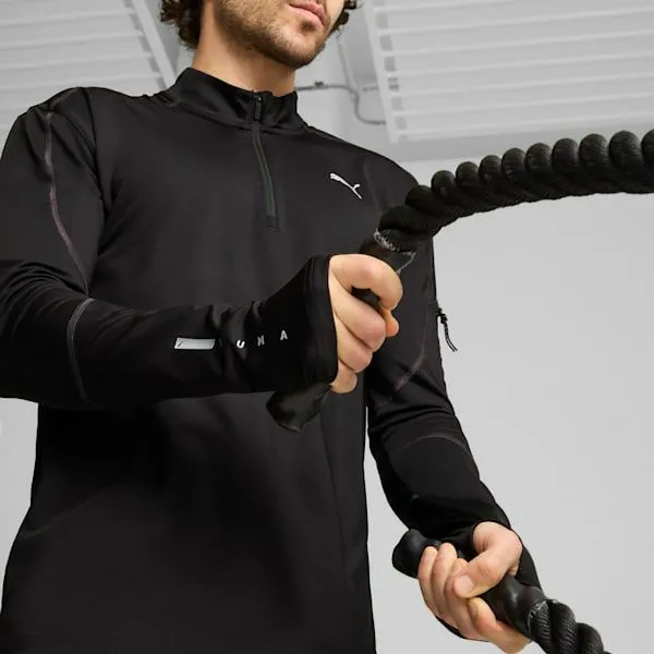 Puma TShirts and Tops PUMA 039s QuarterZip Training Jacket Puma Black 8211 Men Puma TShirts and Tops PUMA 039s QuarterZip Training Jacket Puma Black 8211 Men