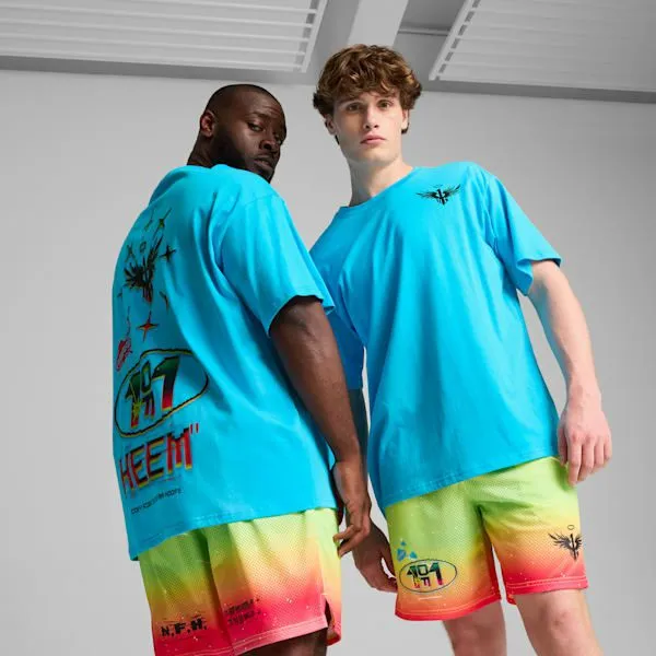Puma TShirts and Tops PUMA X LAMELO BALL 1Love 039s Basketball Tee Bright Aqua 8211 Men Puma TShirts and Tops PUMA X LAMELO BALL 1Love 039s Basketball Tee Bright Aqua 8211 Men
