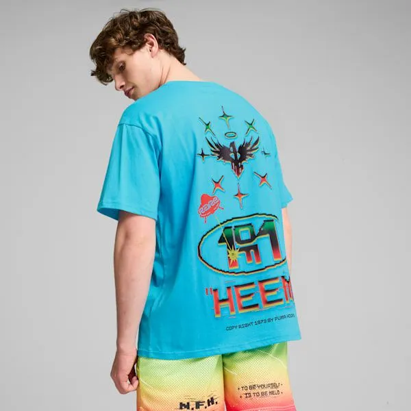 Puma TShirts and Tops PUMA X LAMELO BALL 1Love 039s Basketball Tee Bright Aqua 8211 Men Puma TShirts and Tops PUMA X LAMELO BALL 1Love 039s Basketball Tee Bright Aqua 8211 Men