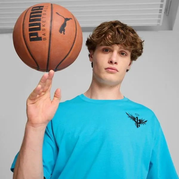 Puma TShirts and Tops PUMA X LAMELO BALL 1Love 039s Basketball Tee Bright Aqua 8211 Men Puma TShirts and Tops PUMA X LAMELO BALL 1Love 039s Basketball Tee Bright Aqua 8211 Men