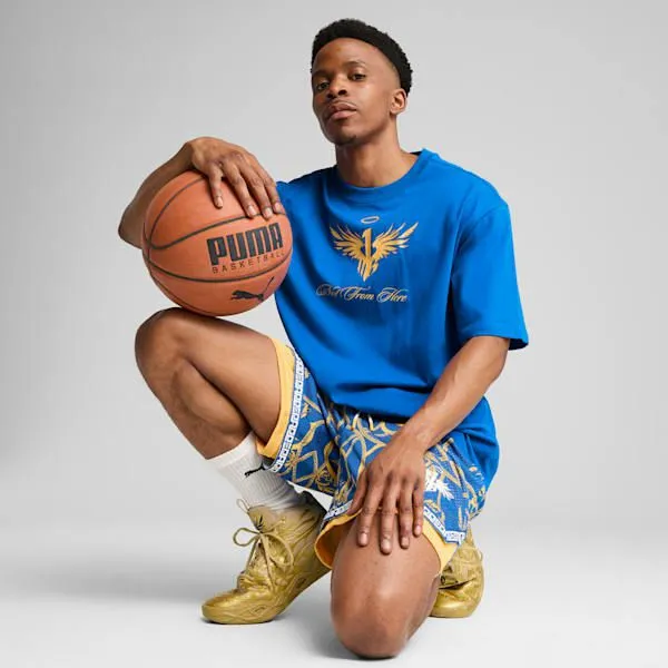Puma TShirts and Tops PUMA X LAMELO BALL Golden Child 039s Basketball Tee Puma Team Royal 8211 Men Puma TShirts and Tops PUMA X LAMELO BALL Golden Child 039s Basketball Tee Puma Team Royal 8211 Men