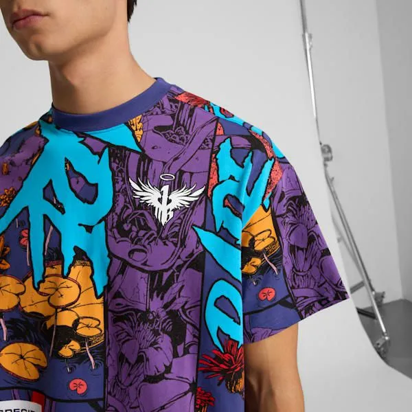 Puma TShirts and Tops PUMA X LAMELO BALL Phoenix 039s Basketball Tee Blue Crystalaop 8211 Men Puma TShirts and Tops PUMA X LAMELO BALL Phoenix 039s Basketball Tee Blue Crystalaop 8211 Men