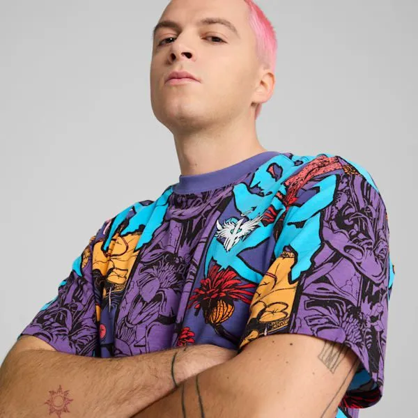 Puma TShirts and Tops PUMA X LAMELO BALL Phoenix 039s Basketball Tee Blue Crystalaop 8211 Men Puma TShirts and Tops PUMA X LAMELO BALL Phoenix 039s Basketball Tee Blue Crystalaop 8211 Men