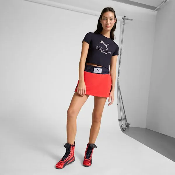 Puma TShirts and Tops PUMA X LAQUAN SMITH 039s Baby Tee New Navy 8211 Women