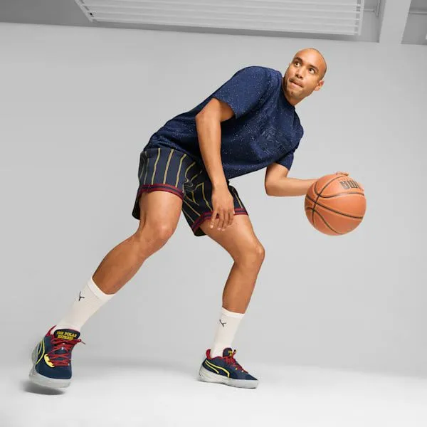 Puma TShirts and Tops PUMA X POLAR EXPRESS 039s Basketball Tee Club Navy 8211 Men