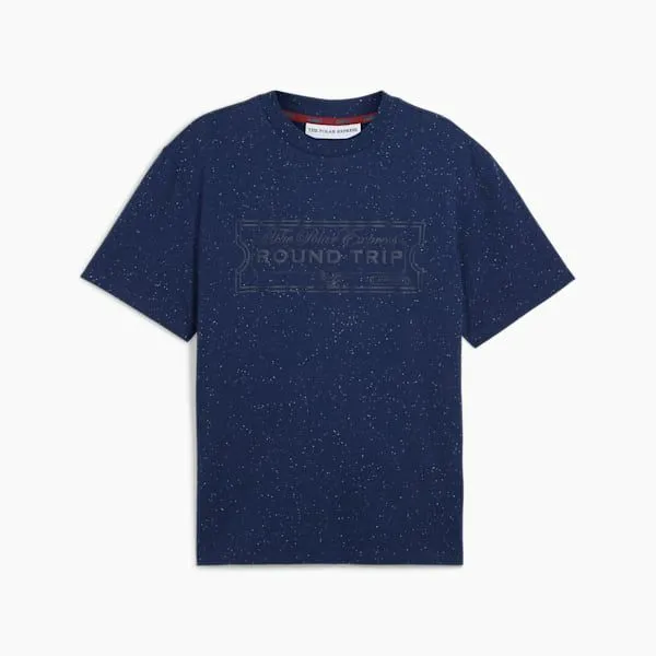 Puma TShirts and Tops PUMA X POLAR EXPRESS 039s Basketball Tee Club Navy 8211 Men