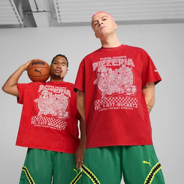 Puma TShirts and Tops PUMA X TMNT 039s Basketball Tee For All Time Red 8211 Men