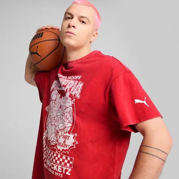 Puma TShirts and Tops PUMA X TMNT 039s Basketball Tee For All Time Red 8211 Men Puma TShirts and Tops PUMA X TMNT 039s Basketball Tee For All Time Red 8211 Men