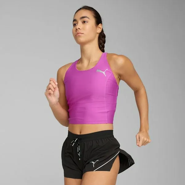 Puma TShirts and Tops RACEDAY ULTRAFORM 039s Crop Top Wild Berry 8211 Women