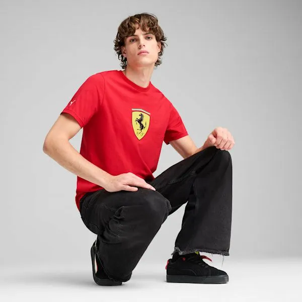 Puma TShirts and Tops Scuderia Ferrari Race Colored Big Shield 039s Tee Rosso Corsa 8211 Men