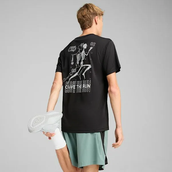 Puma TShirts and Tops Skeleton Running 039s Graphic Tee Puma Black 8211 Men
