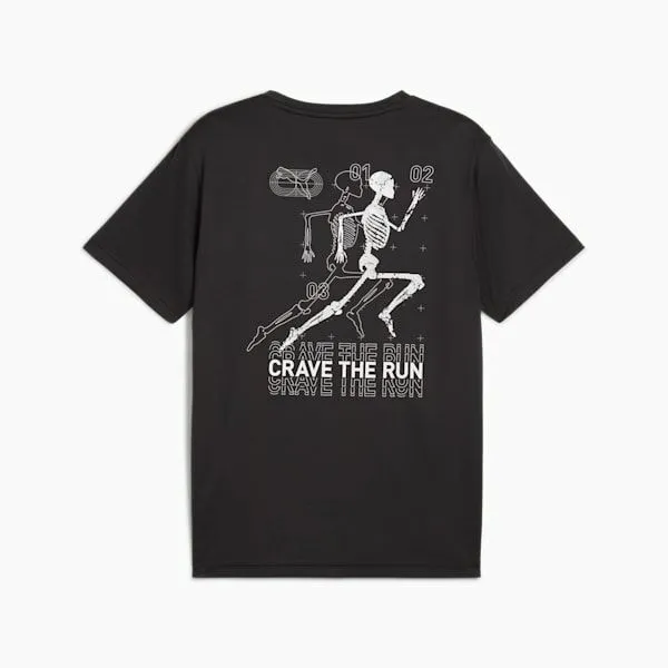 Puma TShirts and Tops Skeleton Running 039s Graphic Tee Puma Black 8211 Men