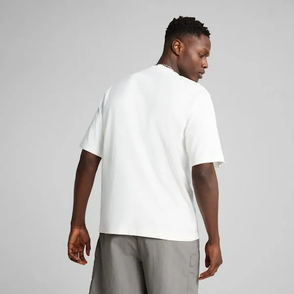 Puma TShirts and Tops WARDROBE ESSENTIALS 039s Boxy Tee Puma White 8211 Men