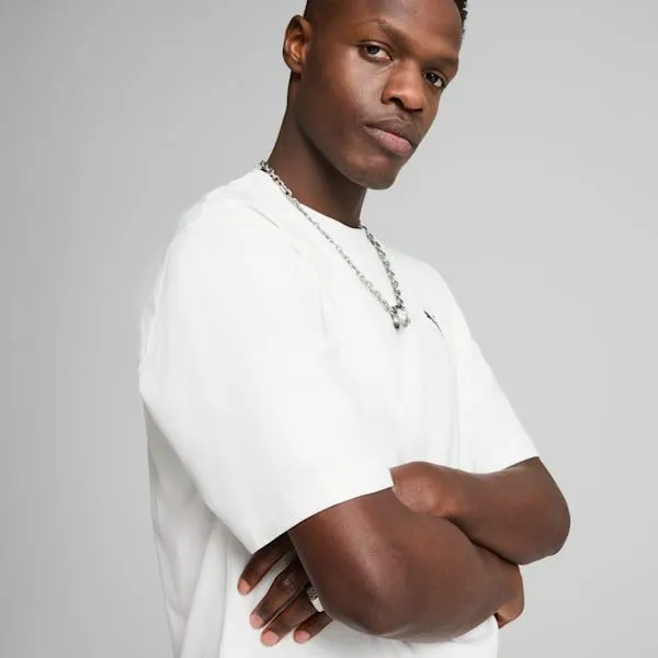 Puma TShirts and Tops WARDROBE ESSENTIALS 039s Boxy Tee Puma White 8211 Men