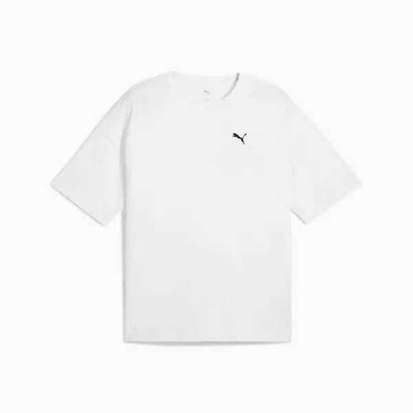 Puma TShirts and Tops WARDROBE ESSENTIALS 039s Boxy Tee Puma White 8211 Men