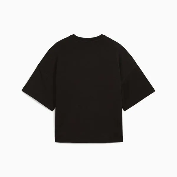 Puma TShirts and Tops Wardrobe Essentials 039s Relaxed Heavy Tee Puma Black 8211 Women Puma TShirts and Tops Wardrobe Essentials 039s Relaxed Heavy Tee Puma Black 8211 Women