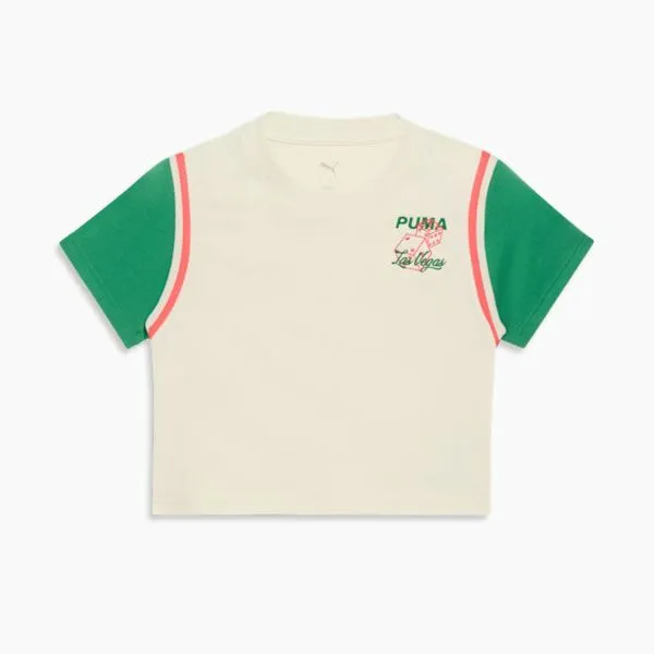 Puma TShirts and Tops Wardrobe Essentials Las Vegas 039s Baby Tee Alpine Snow 8211 Women Puma TShirts and Tops Wardrobe Essentials Las Vegas 039s Baby Tee Alpine Snow 8211 Women