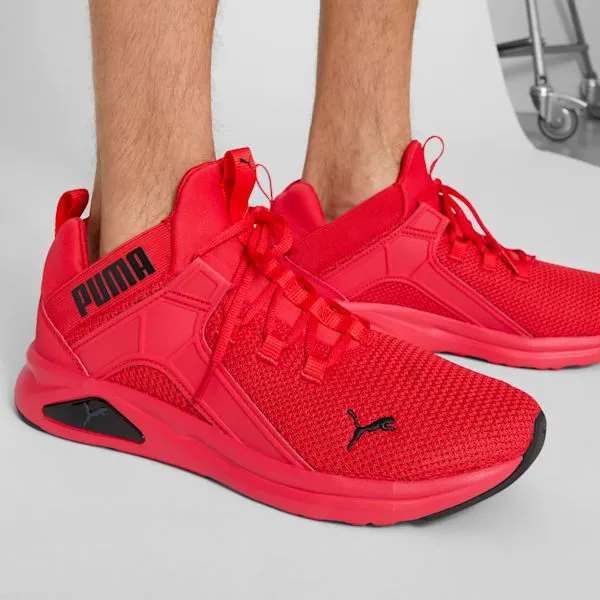 Puma Training and Gym Enzo 2 Revamp 039s Road Running Shoes For All Time Redpuma Black 8211 Men