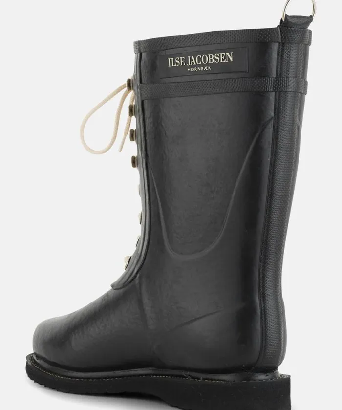 Rainboots Ilse Jacobsen Rainboots Medium 34 Rubber Boots 8211 Black