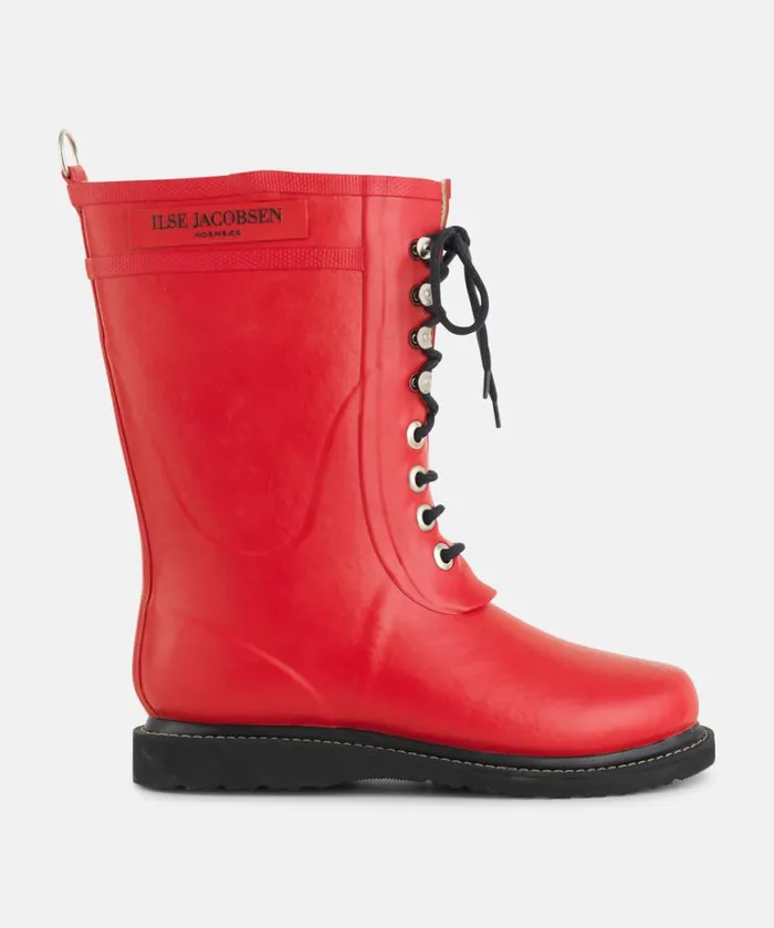Rainboots Ilse Jacobsen Rainboots Medium 34 Rubber Boots 8211 Deep Red