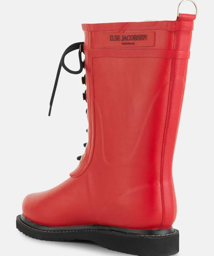 Rainboots Ilse Jacobsen Rainboots Medium 34 Rubber Boots 8211 Deep Red