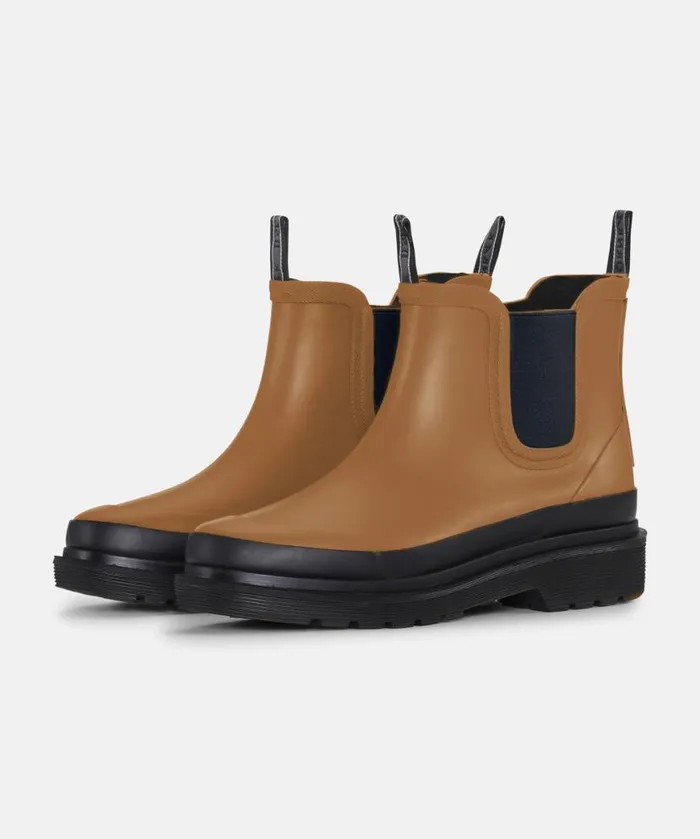 Rainboots Ilse Jacobsen Rainboots Short Short Rubber Boots 8211 Golden Brown