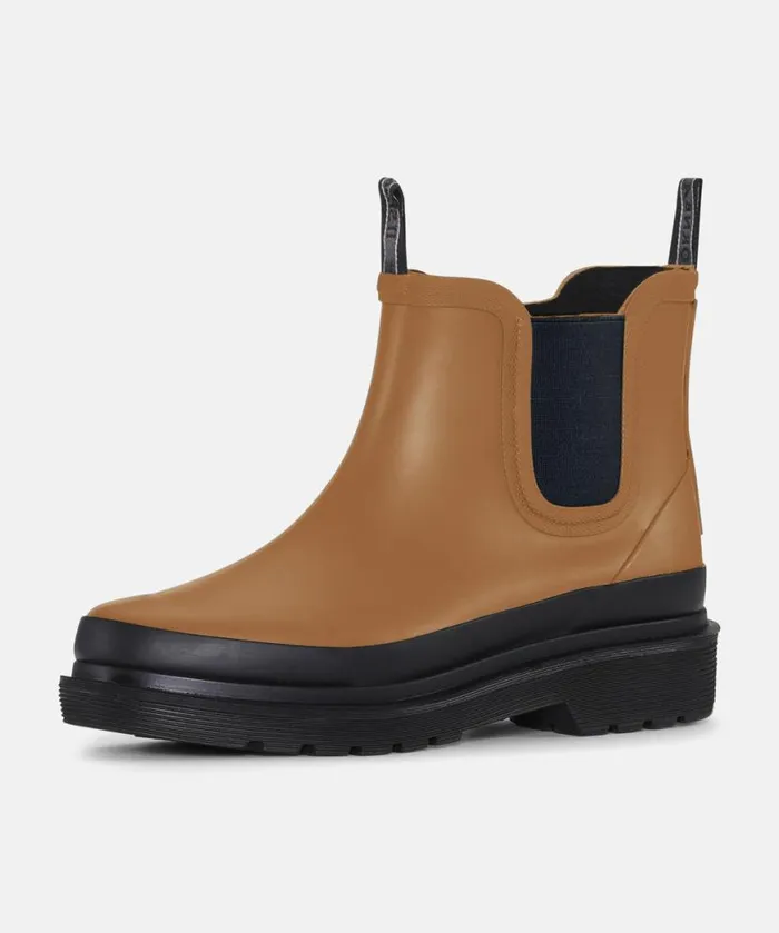 Rainboots Ilse Jacobsen Rainboots Short Short Rubber Boots 8211 Golden Brown