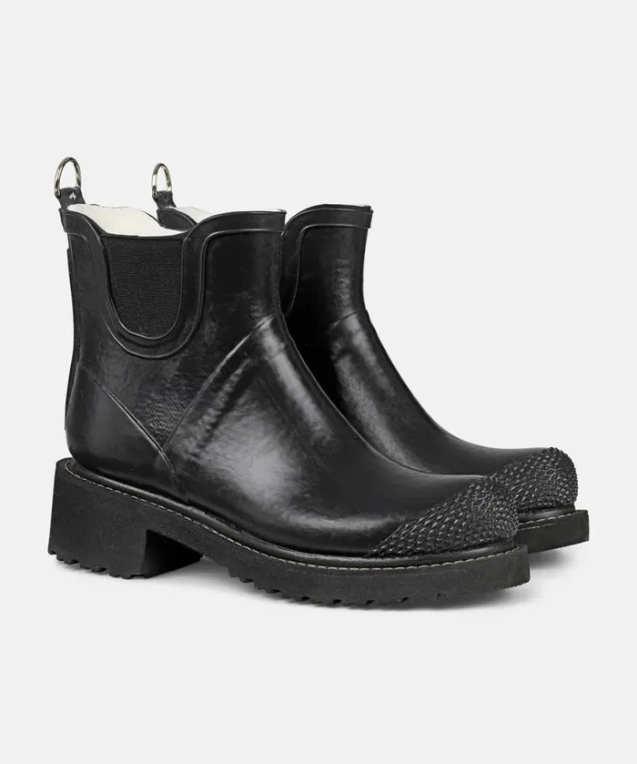Rainboots Ilse Jacobsen Rainboots Short Short Rubber Boots With High Heel 8211 Black Rainboots Ilse Jacobsen Rainboots Short Short Rubber Boots With High Heel 8211 Black