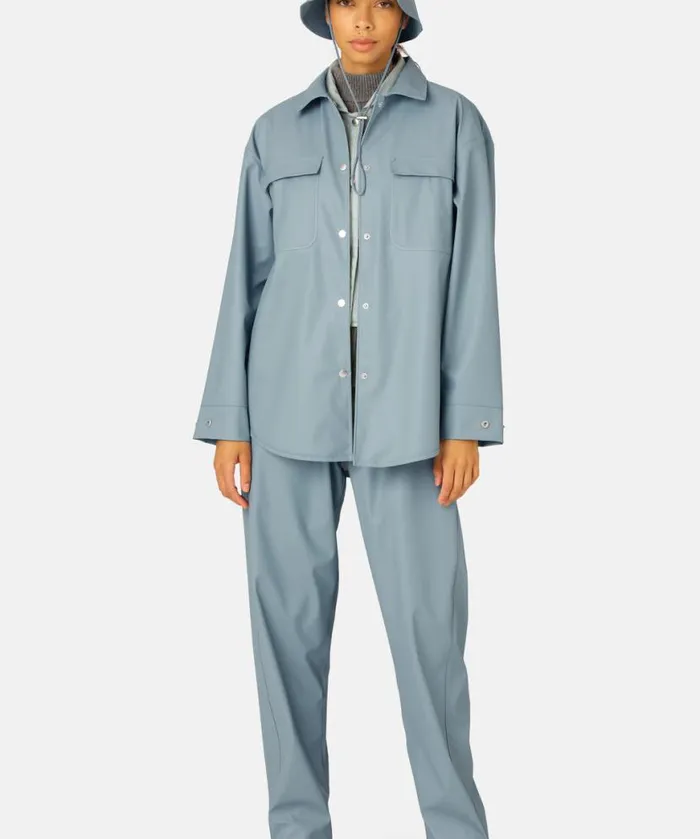 Rainwear Ilse Jacobsen Rain Accessories Rain Hat 8211 Blue Cloud