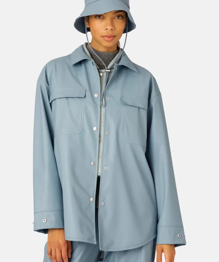 Rainwear Ilse Jacobsen Rain Accessories Rain Hat 8211 Blue Cloud