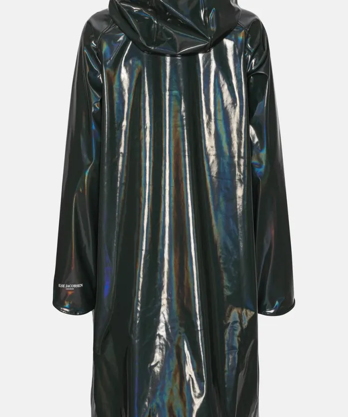 Rainwear Ilse Jacobsen Raincoats Long Raincoat 8211 Beetle