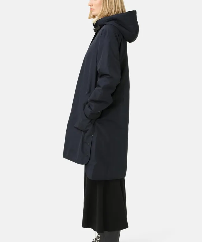 Rainwear Ilse Jacobsen Raincoats Long Raincoat 8211 Dark Indigo