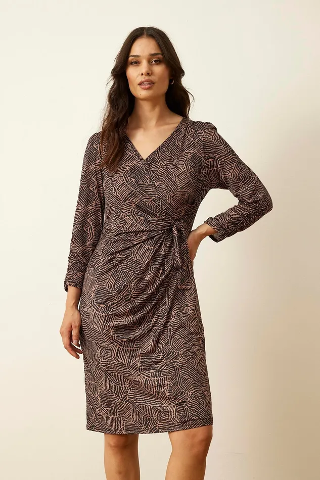 REINE DRESS 16000 815 Cafe Latte 815 Women IN FRONT DRESSES