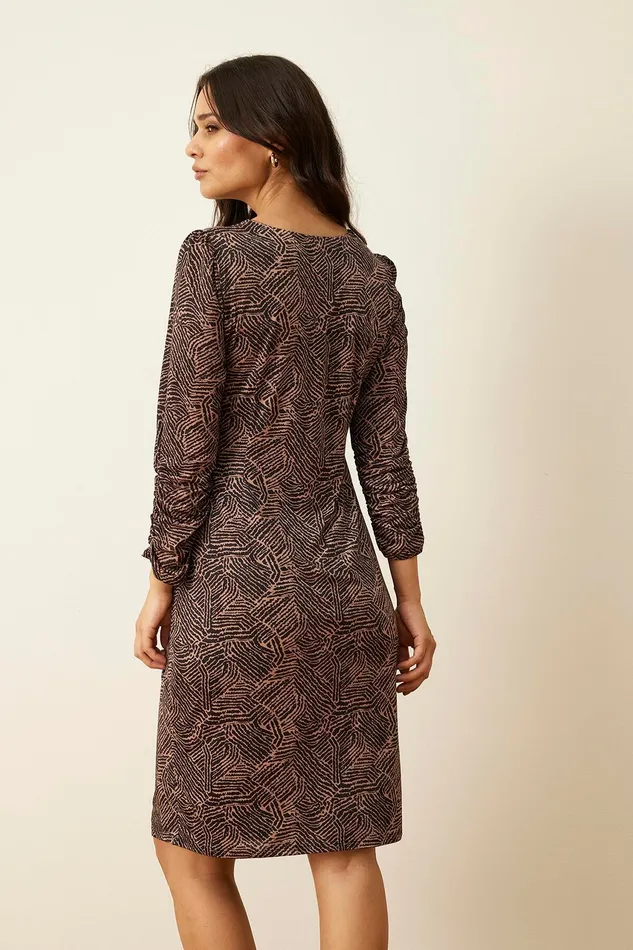 REINE DRESS 16000 815 Cafe Latte 815 Women IN FRONT DRESSES