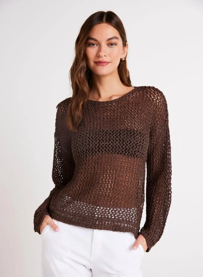 Relaxed Dropped Shoulder Sweater 8211 Cocoa Cabana Women Bella Dahl Long Sleeve