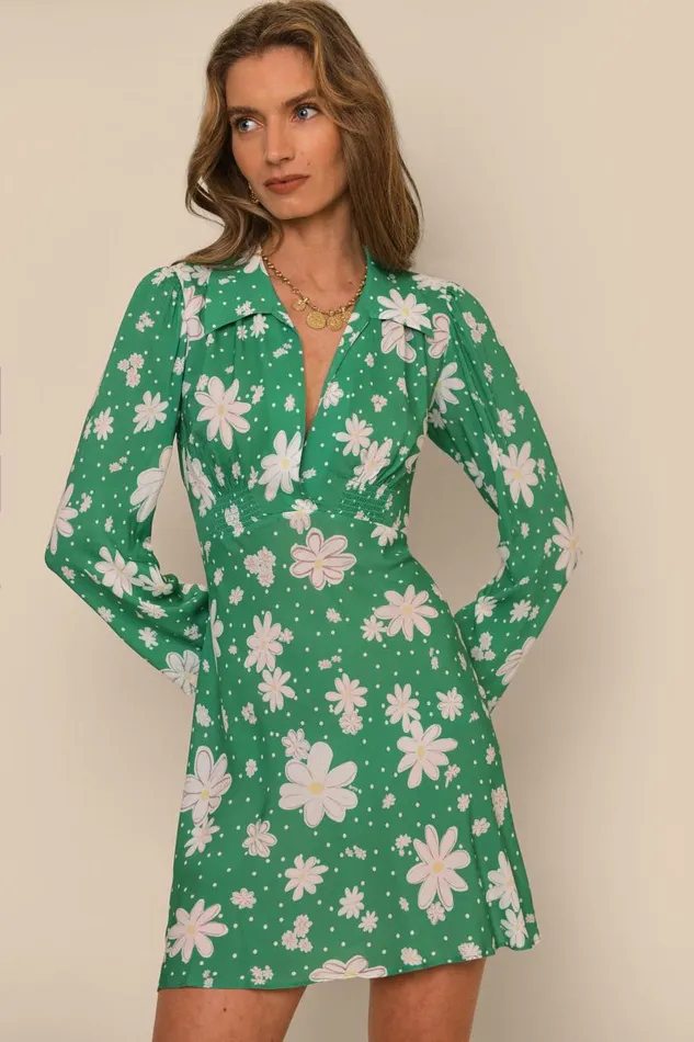 Renata Green Daisy Dream Women RIXO Dresses Renata Green Daisy Dream Women RIXO Dresses