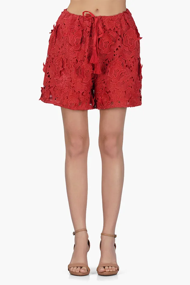 Rose Charm Lace Short Rose Charm Lace Short