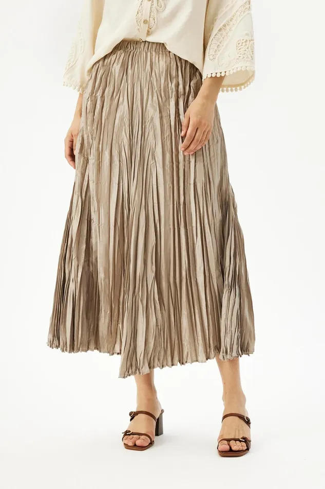 SAMMI SKIRT 16257 191 Sand 191 Women IN FRONT SKIRTS