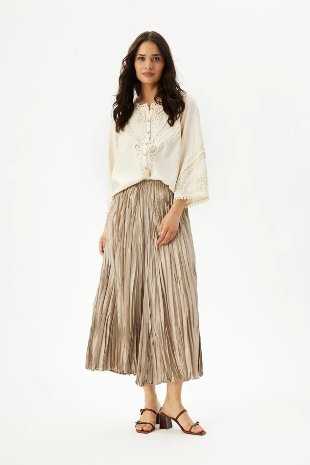SAMMI SKIRT 16257 191 Sand 191 Women IN FRONT SKIRTS