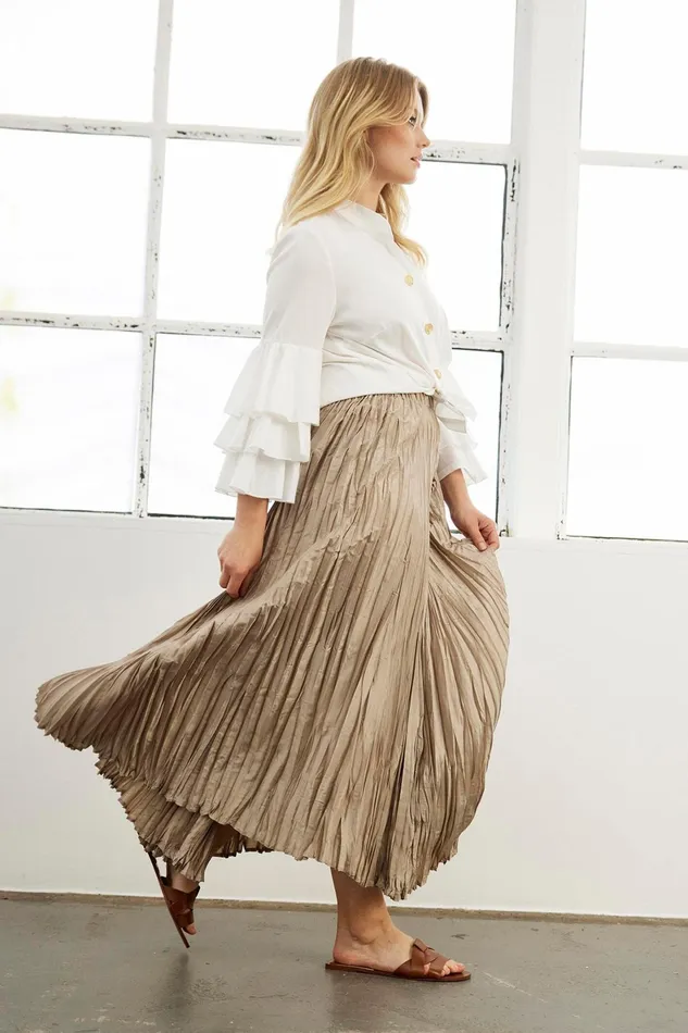 SAMMI SKIRT 16257 191 Sand 191 Women IN FRONT SKIRTS