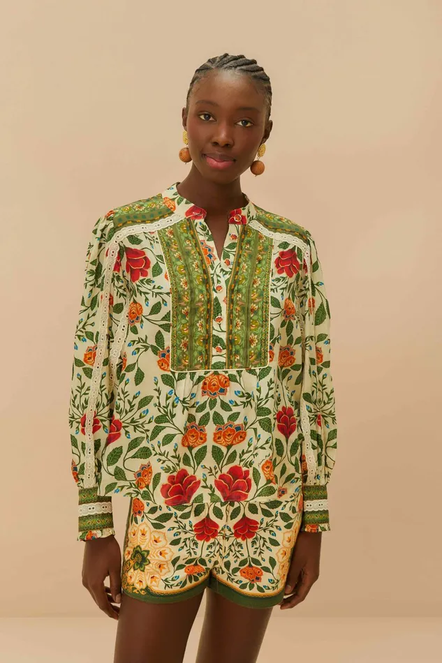 Sand Garden Tapestry Blouse Women FARM Rio Blouses
