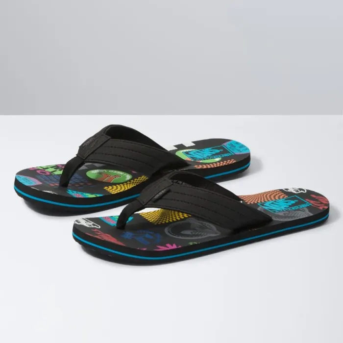 Sandals V66 T Street Print BlackMulti 8211 Vans Men