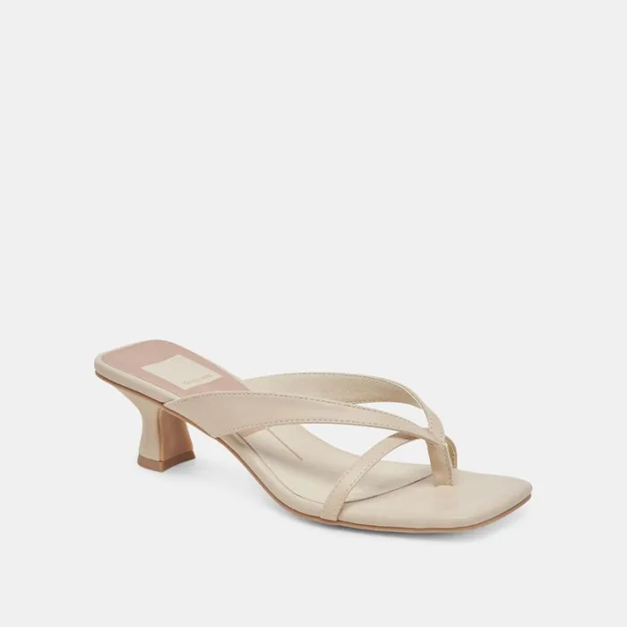 Sandals Women Dolce Vita Brevel Heels Ivory Stella