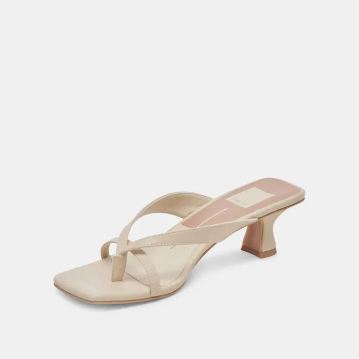 Sandals Women Dolce Vita Brevel Heels Ivory Stella