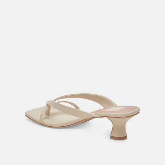 Sandals Women Dolce Vita Brevel Heels Ivory Stella