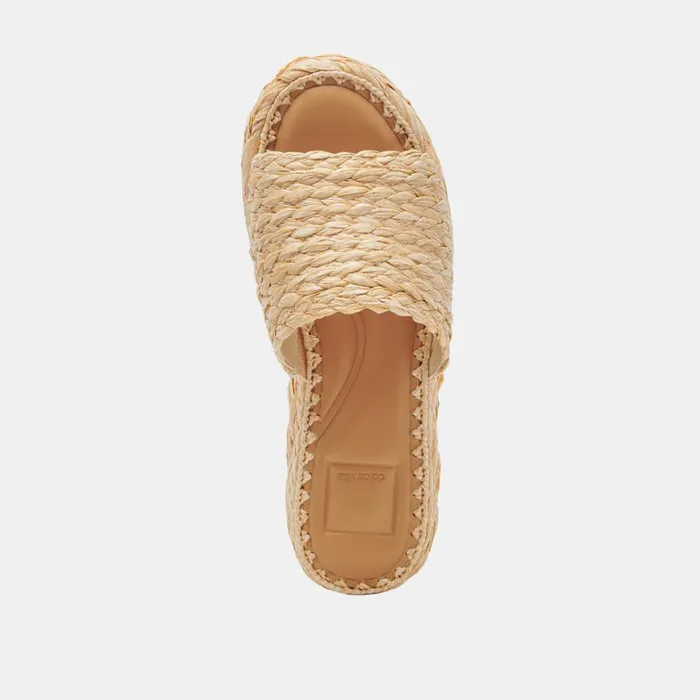 Sandals Women Dolce Vita Chavi Sandals Lt Natural Raffia